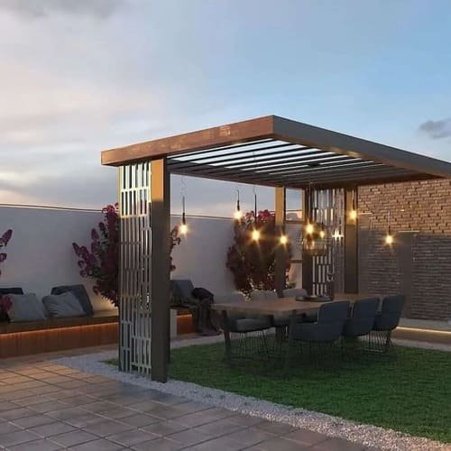 برجولات خشب مودرن بتصاميم فخمة وعملية في الدمام الشرقية