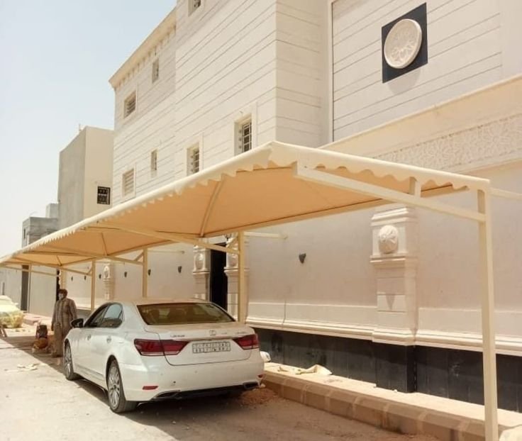 مقاول تركيب مظلات سيارات قماش الدمام